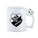 Tasse mit 3D-Fußball + Logo "TSV Wasenberg"